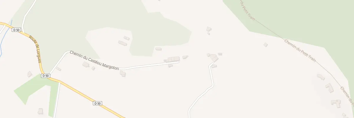 Plan du 421 Che de Casteou Margoton à Saint-Antonin-du-Var