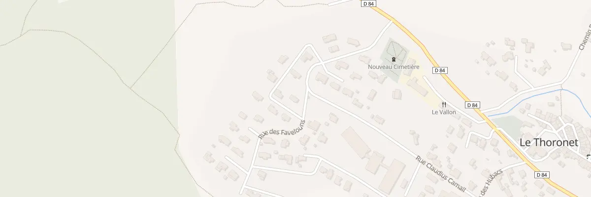 Plan du 2 Rue des Favelouns au Thoronet