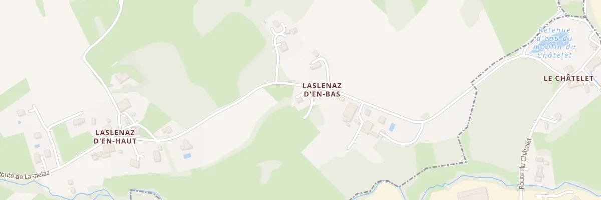 Plan du 1410 Rte de Lasnelaz à Pers-Jussy