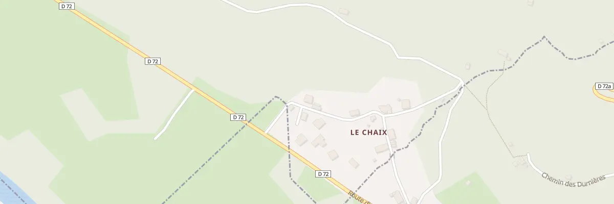 Plan du 5054 Le Chaix à Bonvillaret