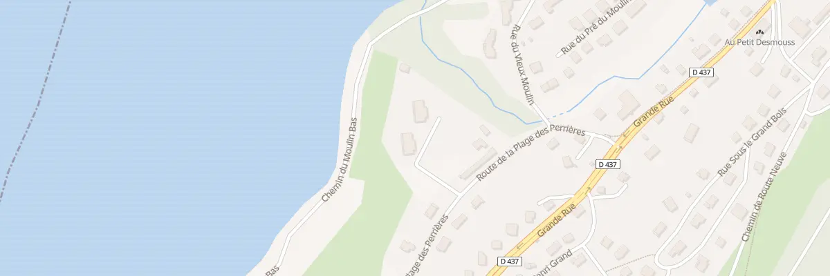 Plan du 12 Rte de la Plage des Perrières à Malbuisson