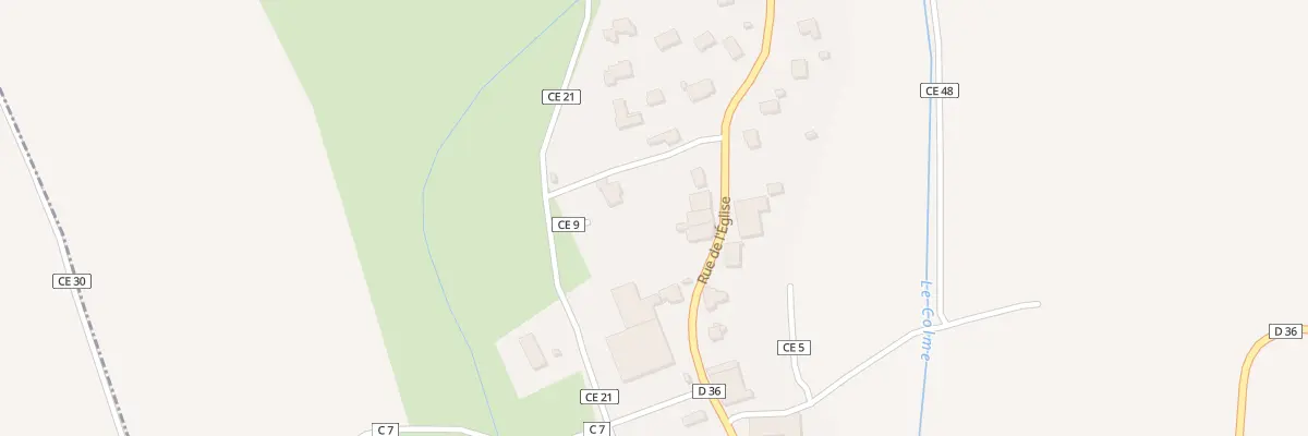 Plan du 439 Rue de l’Eglise à Évaux-et-Ménil