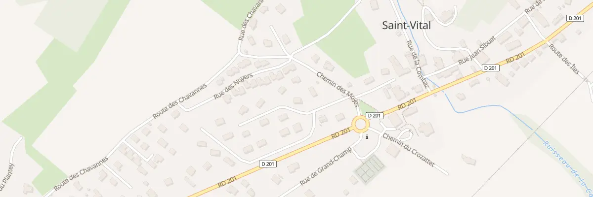 Plan du 76 Rue du Grand Arc à Saint-Vital