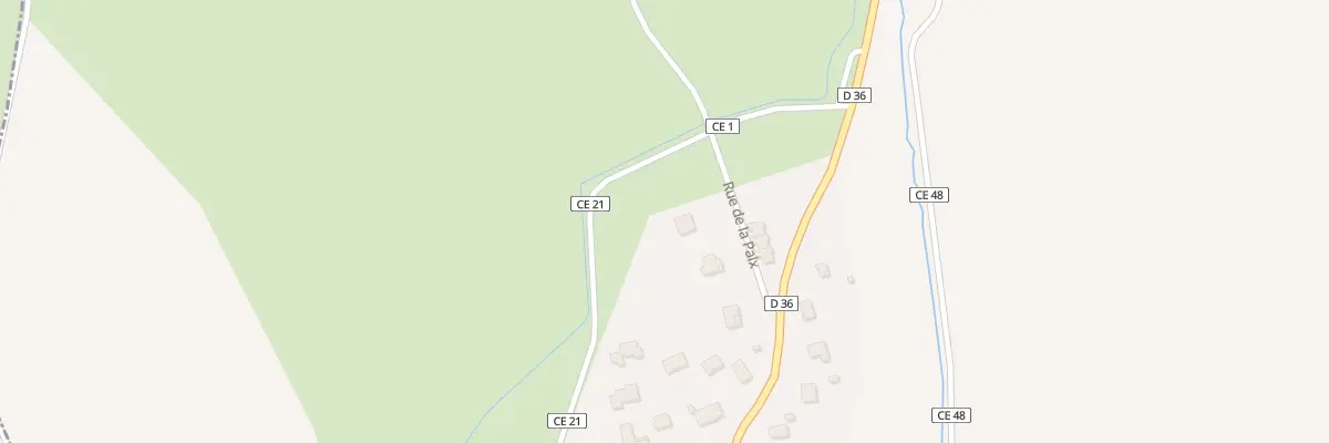 Plan du 83 Rue de la Paix à Évaux-et-Ménil