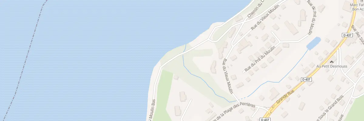 Plan du 20 Rue du Vieux Moulin à Malbuisson