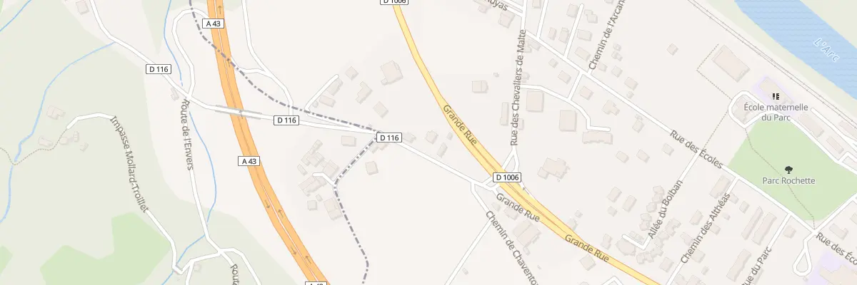 Plan du 4 Rte de Montgilbert à Val-d’Arc
