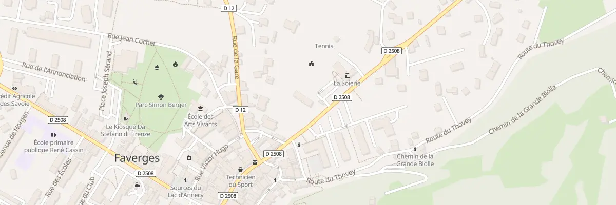Plan du 75 Rte d’Albertville à Faverges-Seythenex