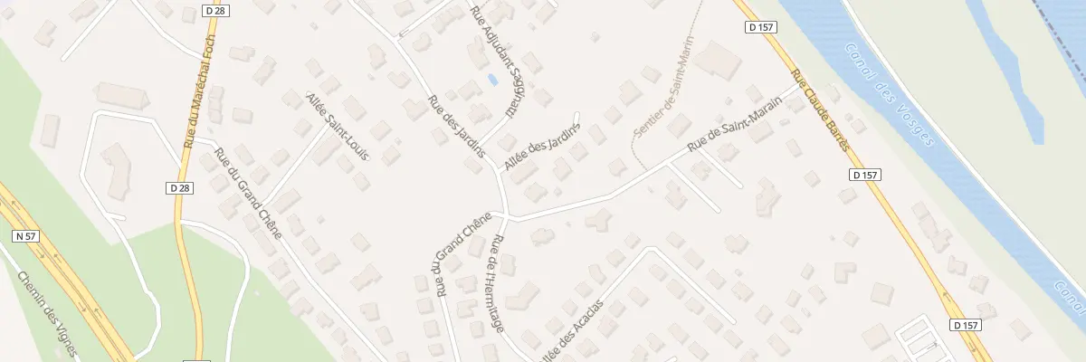 Plan du 172 Rue des Jardins à Charmes