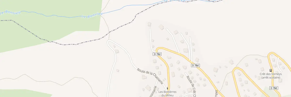 Plan du 1410 Rte des Bottières à Saint-Pancrace