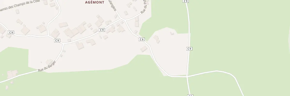 Plan du 8 Cote St Roch à Dommartin-aux-Bois