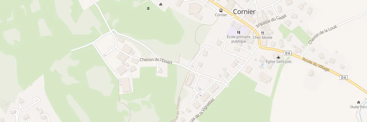 Plan du 138 Che de l’Essert à Cornier