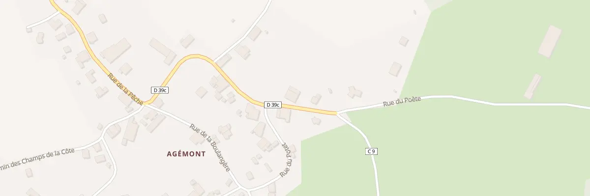Plan du 1 Rue du Poète à Dommartin-aux-Bois