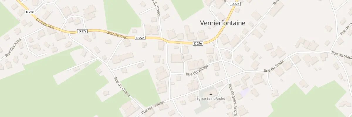 Plan du 10 Rue du Village à Vernierfontaine