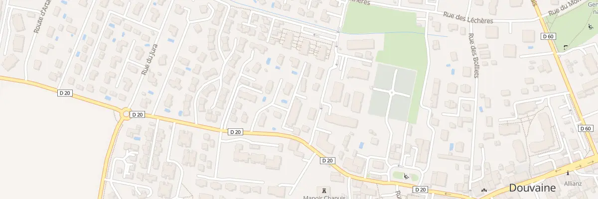 Plan du 50 Av du Lac à Douvaine
