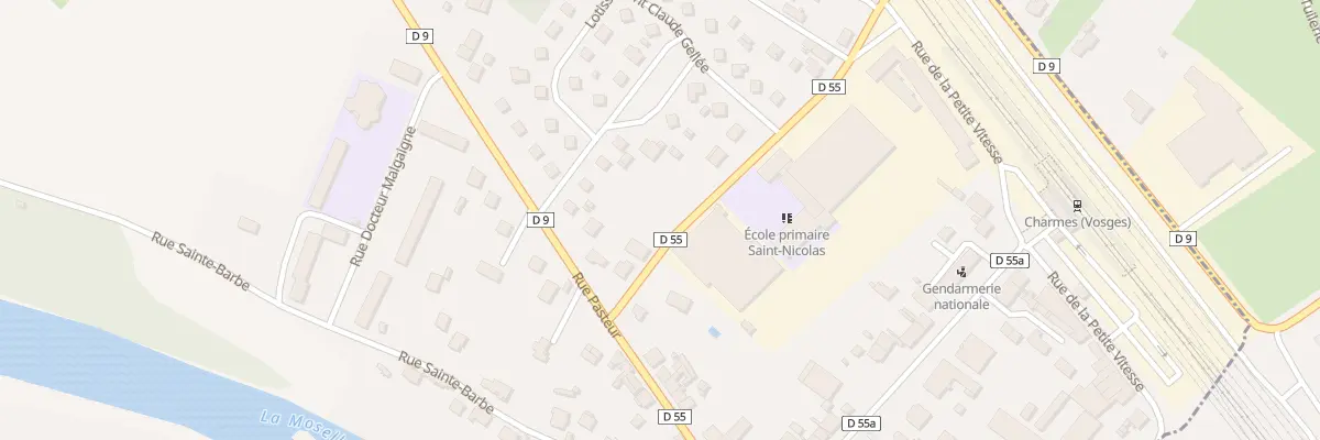 Plan du 4B Rue Etienne Simard à Charmes