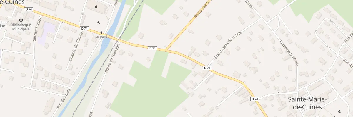 Plan du 5416 Riere Boeuf à Sainte-Marie-de-Cuines