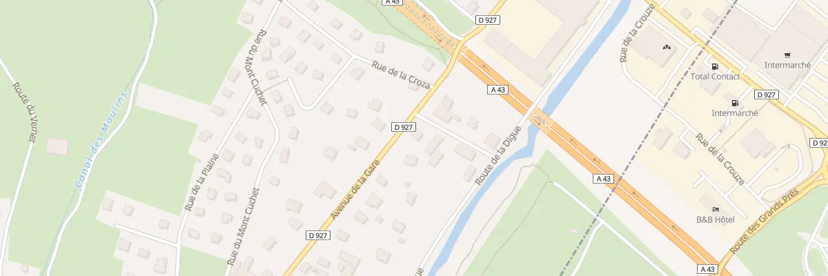 Plan du 778A Av de la Gare à Saint-Étienne-de-Cuines
