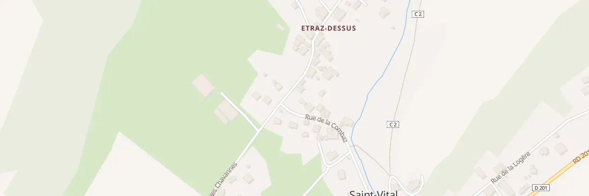 Plan du 5109 Etraz Dessus à Saint-Vital