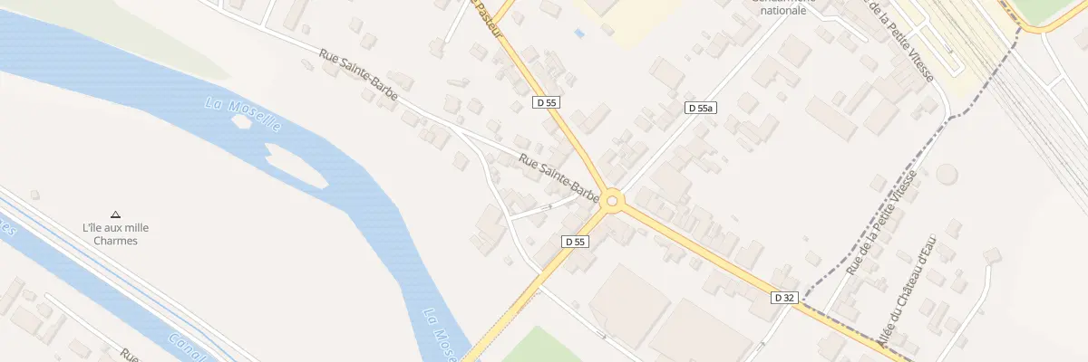 Plan du 4 Rue Sainte-Barbe à Charmes