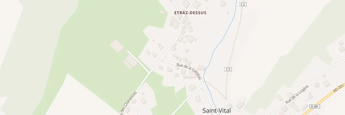 Plan du 336 Rue de la Combaz à Saint-Vital