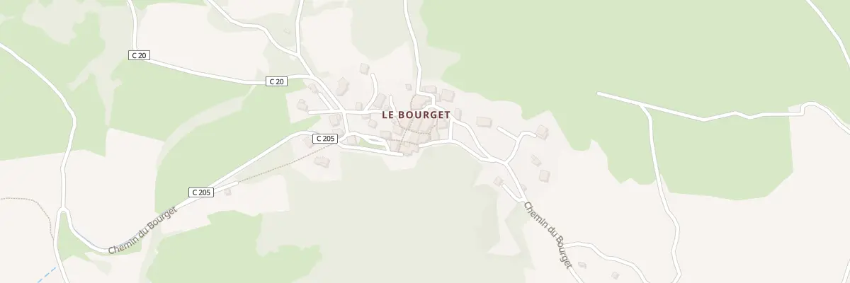 Plan du 465 Che du Bourget à Chorges