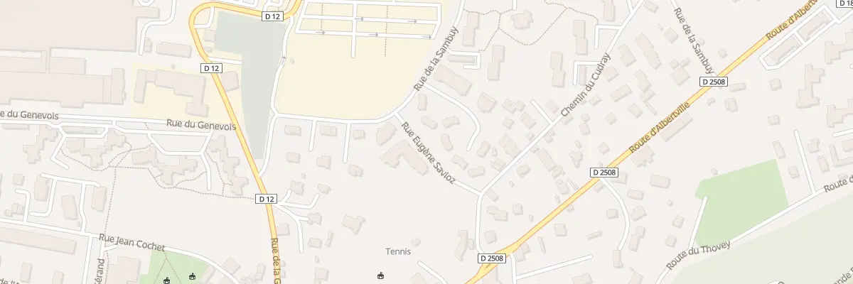 Plan du 30 Rue Eugène Savioz à Faverges-Seythenex