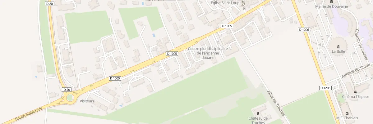 Plan du 39 Av de Genève à Douvaine