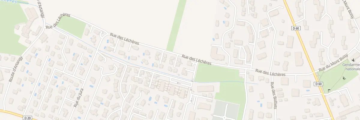 Plan du 33 Rue des Léchères à Douvaine