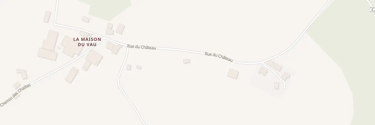 Plan du 1 Rue Grand Rue Maison du Vau à Chassey-lès-Montbozon