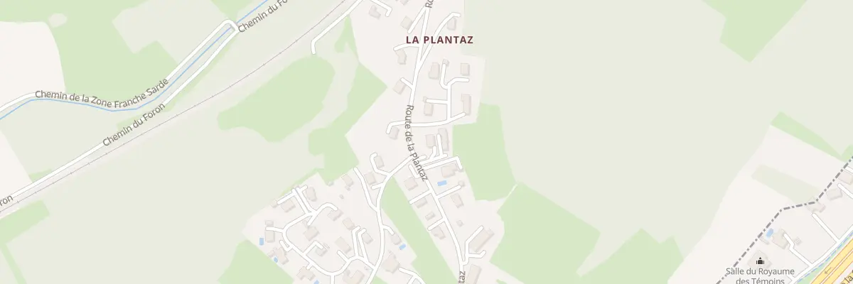 Plan du 421 Rte de la Plantaz à Juvigny