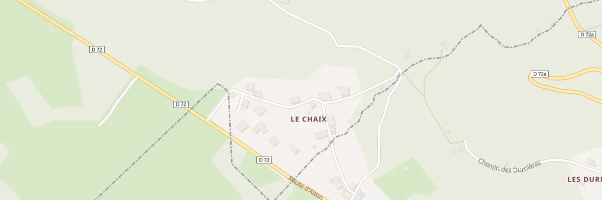 Plan du 5147 Le Chaix à Bonvillaret