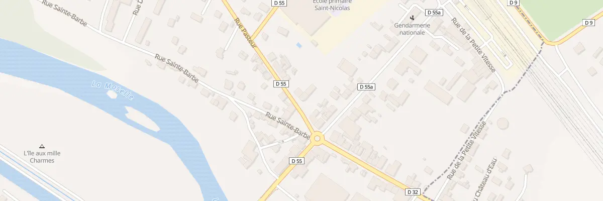 Plan du 7 Rue Pasteur à Charmes