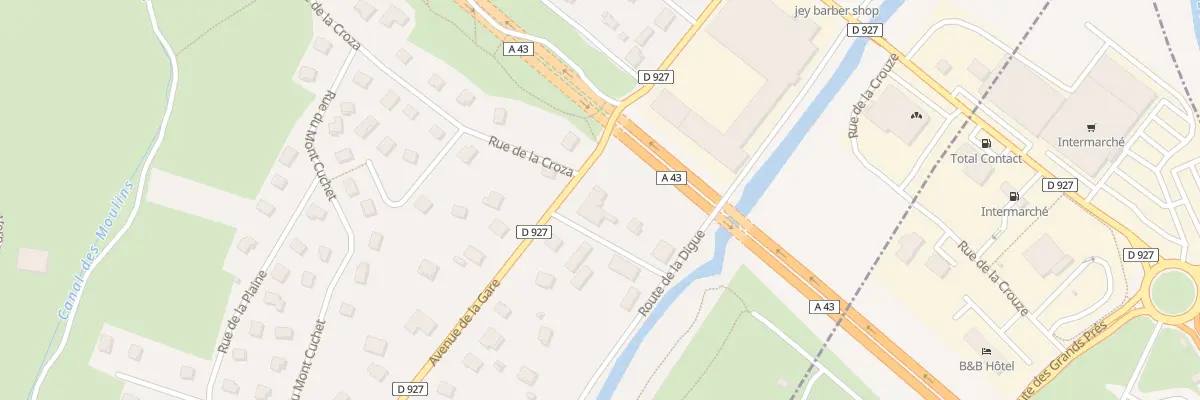 Plan du 826 Av de la Gare à Saint-Étienne-de-Cuines