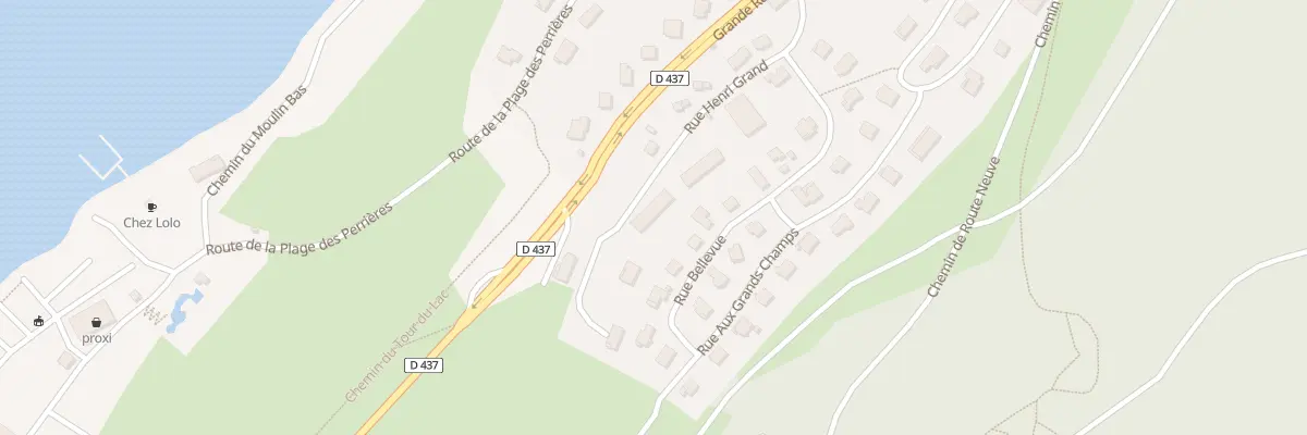 Plan du 11 Rue Henri Grand à Malbuisson