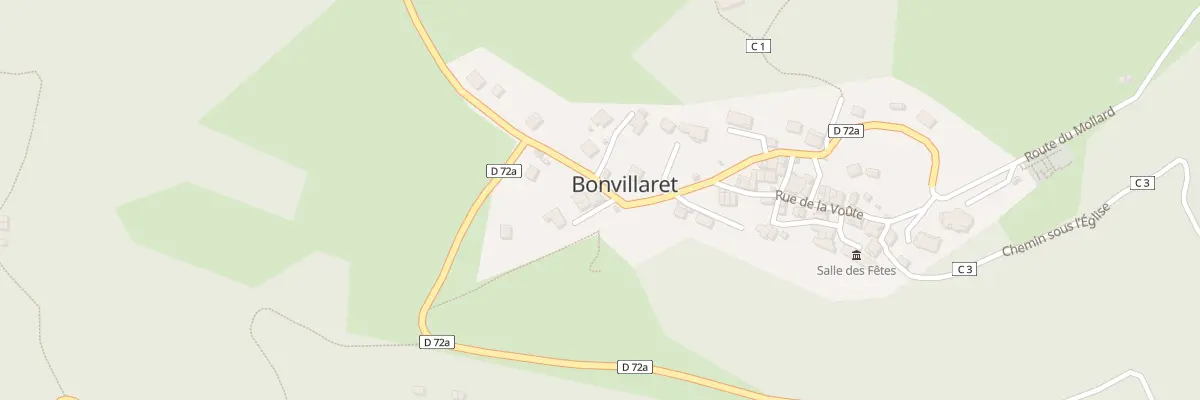 Plan du 5068 Le Chateau à Bonvillaret