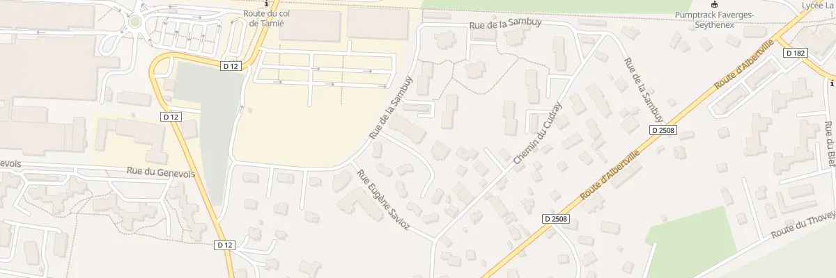 Plan du 222B Rue de la Sambuy à Faverges-Seythenex