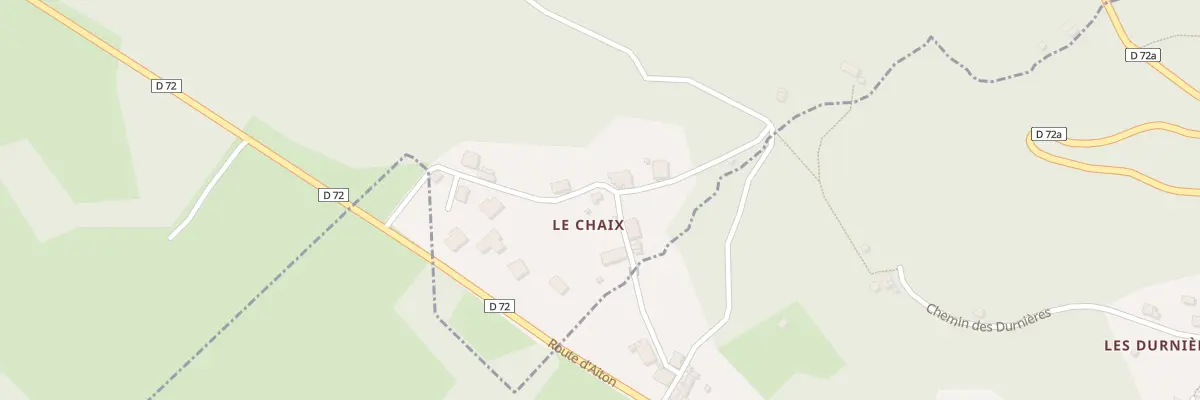Plan du 5057 Le Chaix à Bonvillaret