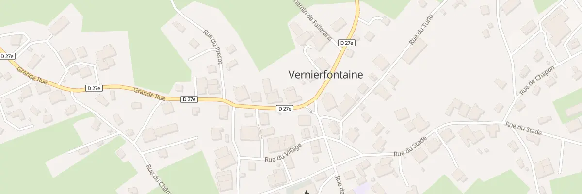 Plan du 14 Gr Grande Rue à Vernierfontaine