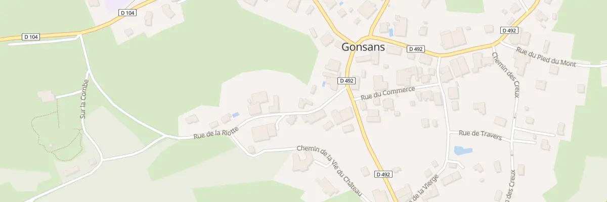Plan du 2B Rue de la Riotte à Gonsans