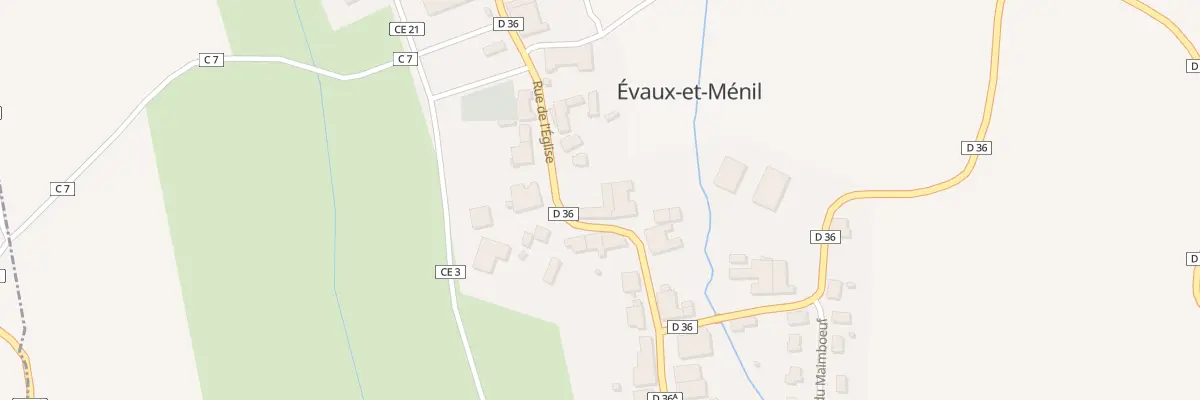 Plan du 104 Rue de l’Eglise à Évaux-et-Ménil