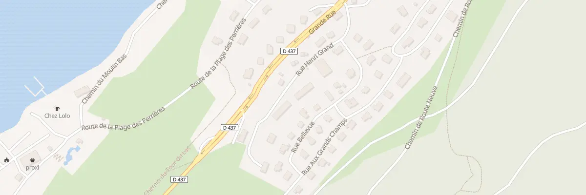 Plan du 9 Rue Henri Grand à Malbuisson