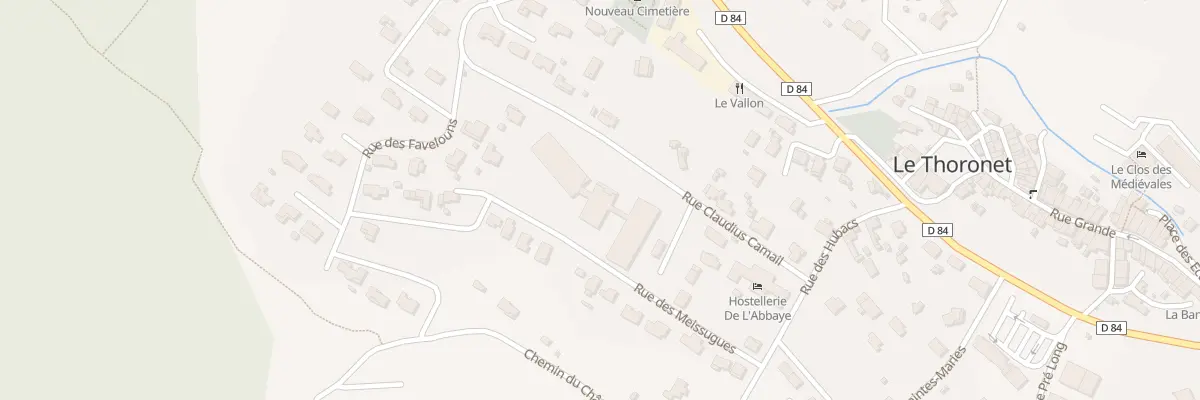 Plan du 167 Rue Claudius Camail au Thoronet