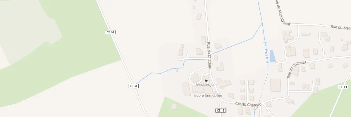 Plan du 234 Rue du Chateau à Évaux-et-Ménil