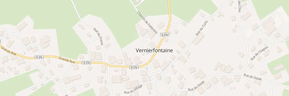 Plan du 410 Rue Grange Céry à Vernierfontaine