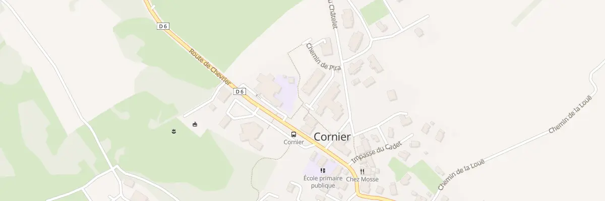 Plan du 17 Che de Pira à Cornier