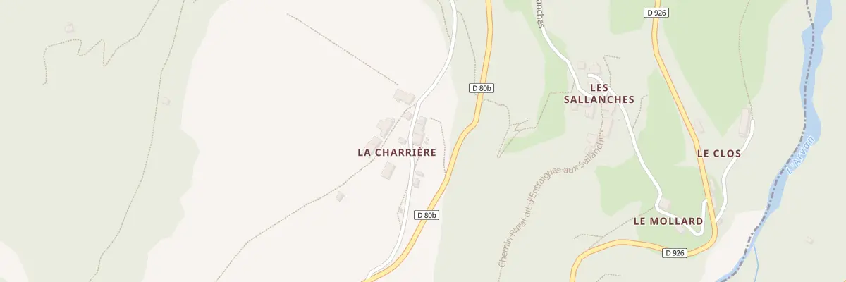 Plan du 5257 La Charriere à Saint-Jean-d’Arves