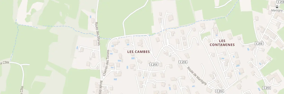 Plan du 285A Rte de Martigny à Cranves-Sales