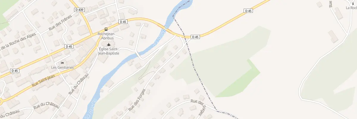 Plan du 3 Rue des Forges à Rochejean