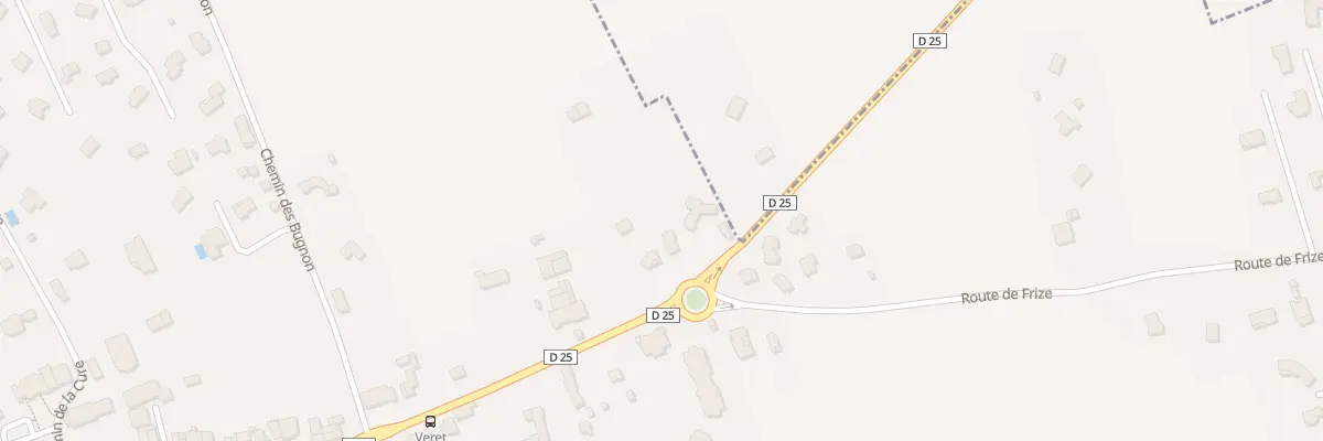 Plan du 57 Rue de Veret à Messery