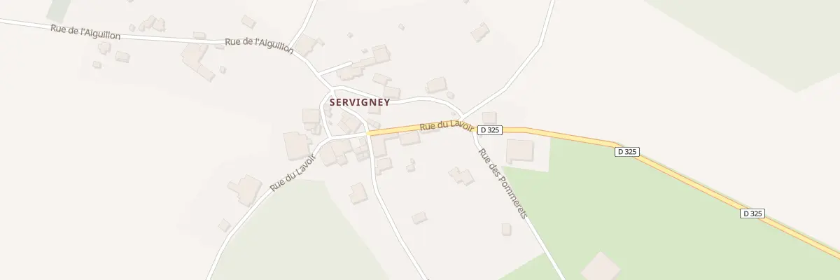 Plan du 1 Pl du Lavoir à Montagney-Servigney